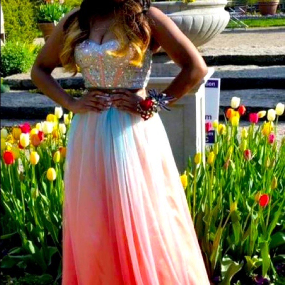 Gorgeous Two Piece Prom Dress